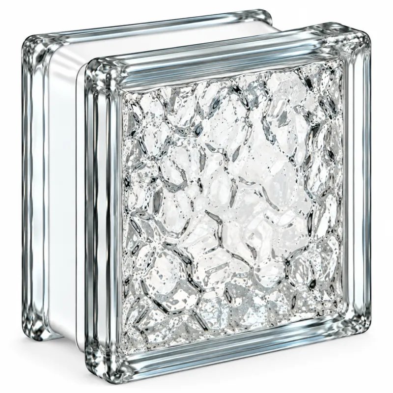 Ice Rock Glass Brick — product view 3
